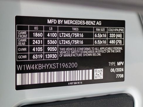 New 2025 Mercedes-Benz Sprinter 2500 image 11