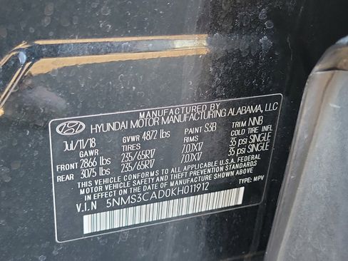 Used 2019 Hyundai Santa Fe SEL AWD/4WD image 32
