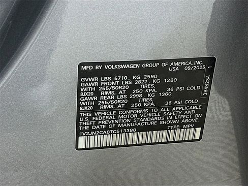 New 2026 Volkswagen Atlas SE image 27