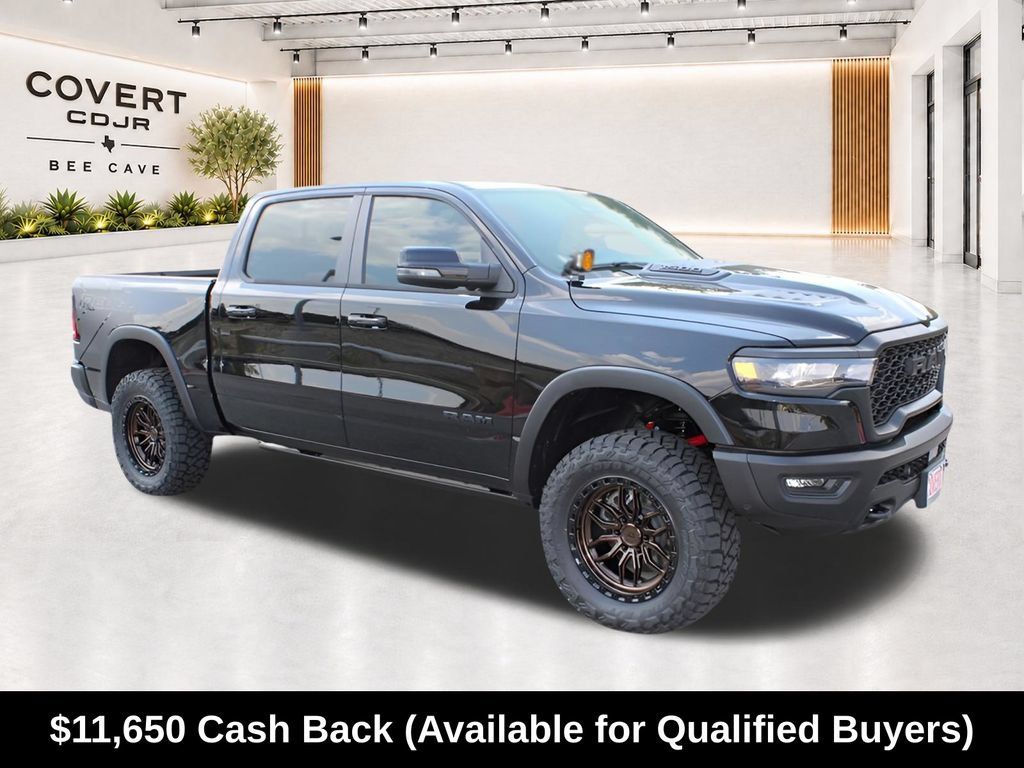 New 2026 RAM 1500 Rebel w/ Advanced Safety Group II AWD/4WD 360° Tour
