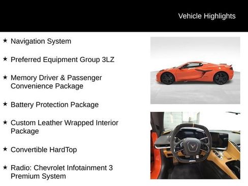 New 2025 Chevrolet Corvette Z06 w/ Battery Protection Package RWD image 27