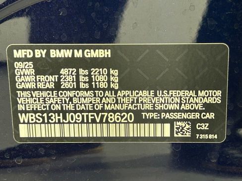 Used 2026 BMW M3 w/ Executive Package RWD image 46