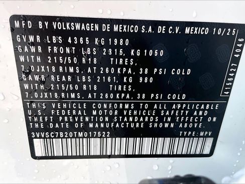 New 2026 Volkswagen Taos SE image 18