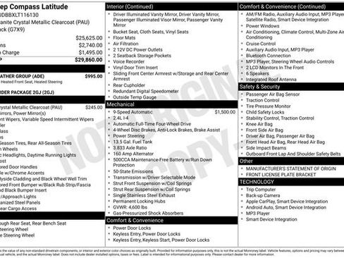 Used 2020 Jeep Compass Latitude w/ Cold Weather Group image 6