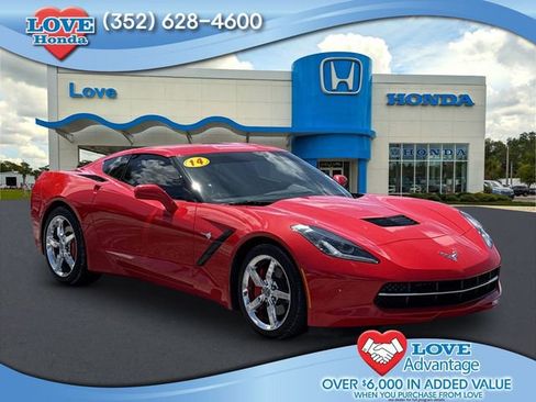 Used 2014 Chevrolet Corvette Stingray Coupe w/ 3LT Preferred Equipment Group RWD image 1