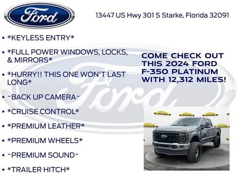 Used 2024 Ford F350 Platinum w/ FX4 Off-Road Package image 12