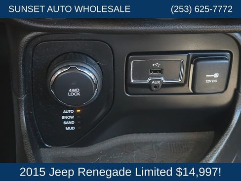 Used 2015 Jeep Renegade Limited w/ Advanced Technology Group AWD/4WD image 38