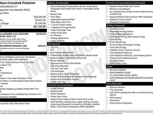 Used 2024 Subaru Crosstrek 2.0i Premium image 37