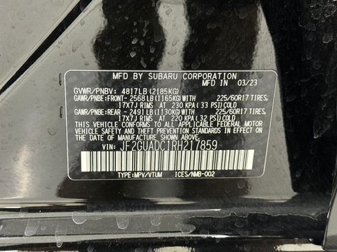 Used 2024 Subaru Crosstrek 2.0i Premium image 27