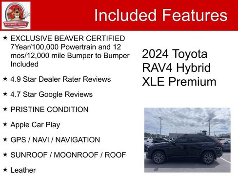 Used 2024 Toyota RAV4 XLE Premium w/ Weather Package image 5