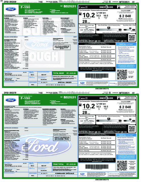 Used 2022 Ford F150 XLT w/ Equipment Group 302A High AWD/4WD image 7