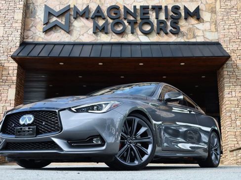 Used 2022 INFINITI Q60 Red Sport 400 w/ Carbon Fiber Package image 1