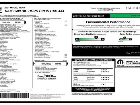 Used 2024 RAM 2500 Big Horn w/ Bed Utility Group image 3