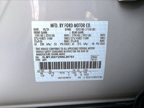 Used 2022 Lincoln Aviator Grand Touring w/ Equipment Group 301A image 33