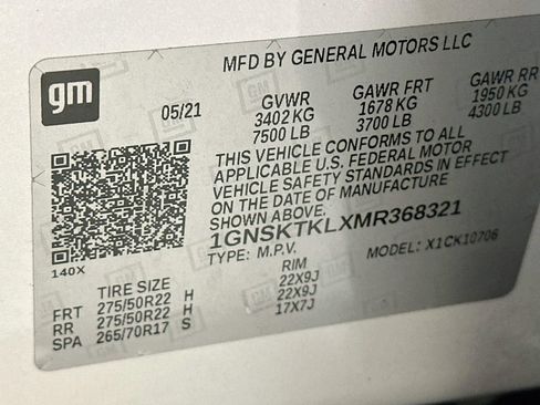 Used 2021 Chevrolet Tahoe High Country w/ Max Trailering Package AWD/4WD image 36