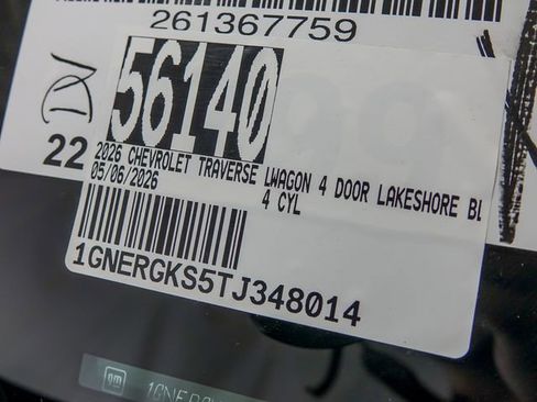 New 2026 Chevrolet Traverse LT w/ LPO, Floor Liner Package FWD image 25