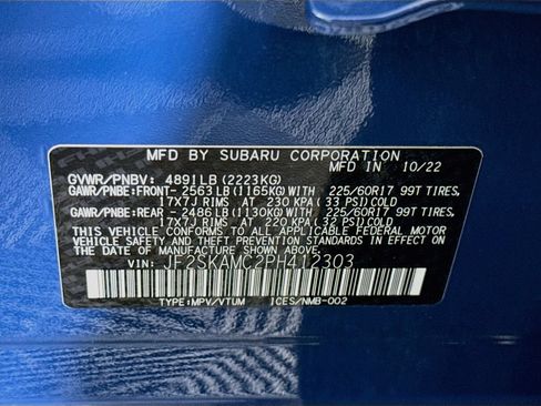 Certified 2023 Subaru Forester Wilderness AWD/4WD image 39