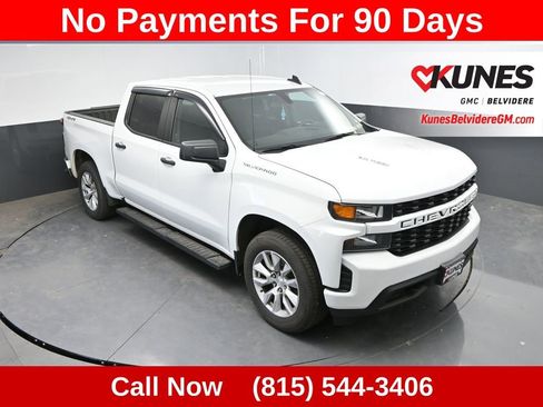 Used 2020 Chevrolet Silverado 1500 Custom w/ Custom 2.7L Value Package AWD/4WD image 1