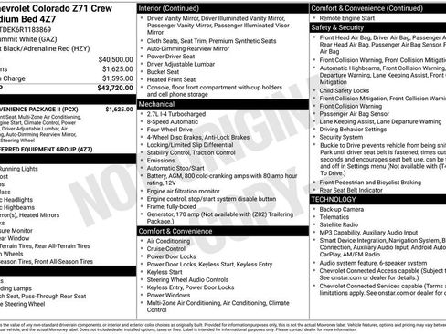 Used 2024 Chevrolet Colorado Z71 w/ Z71 Convenience Package 2 AWD/4WD image 4