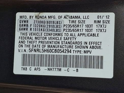 Used 2012 Honda Odyssey EX-L image 28
