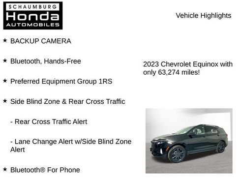 Used 2023 Chevrolet Equinox RS AWD/4WD image 7
