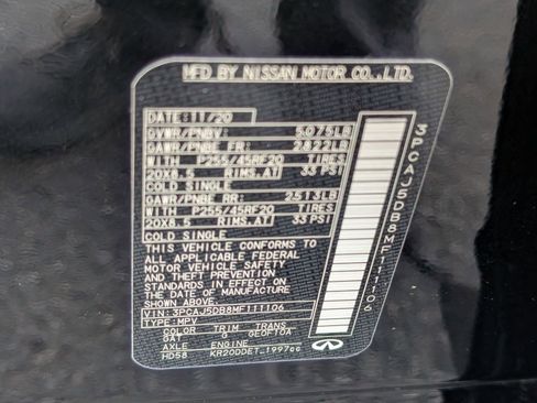 Used 2021 INFINITI QX50 Autograph image 22