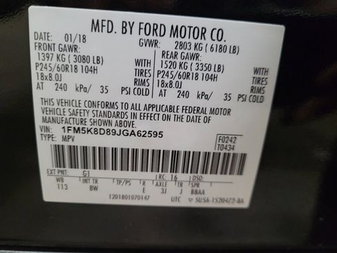 Used 2018 Ford Explorer XLT AWD/4WD image 33