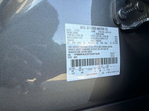 New 2026 Ford Explorer Tremor w/ Tremor Ultimate Package image 41