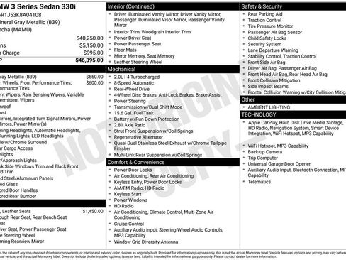 Used 2019 BMW 330i Sedan image 2