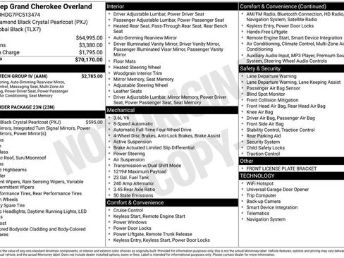 Used 2023 Jeep Grand Cherokee Overland w/ Luxury Tech Group IV image 15