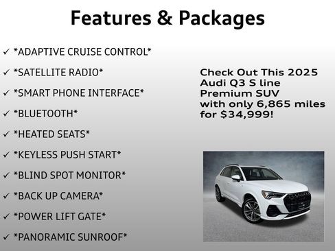 Certified 2025 Audi Q3 2.0T Premium w/ Convenience Package image 8