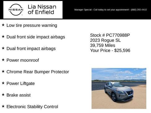 Certified 2023 Nissan Rogue SL AWD/4WD image 20