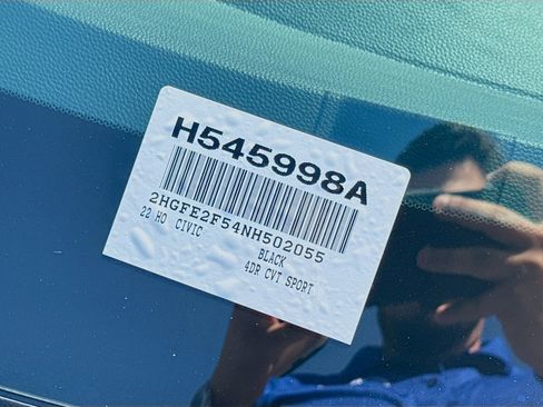 Certified 2022 Honda Civic Sport image 36