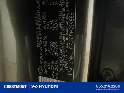 Certified 2023 Hyundai Tucson Limited AWD/4WD image 42