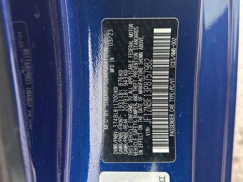 Used 2023 Toyota GR86 Premium w/ ALL Weather Mat Package (TMS) image 32