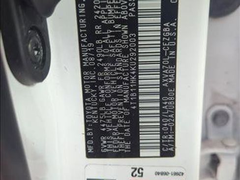 Used 2019 Toyota Camry XLE FWD image 28