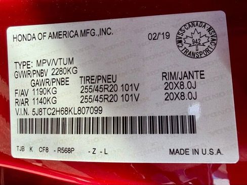 Used 2019 Acura RDX A-Spec AWD/4WD image 49