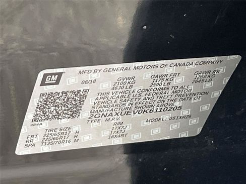 Used 2019 Chevrolet Equinox LT AWD/4WD image 32