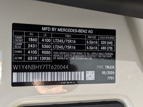 New 2026 Mercedes-Benz Sprinter 2500 image 12