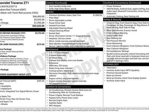 Certified 2024 Chevrolet Traverse Z71 w/ Enhanced Driving Package AWD/4WD image 31