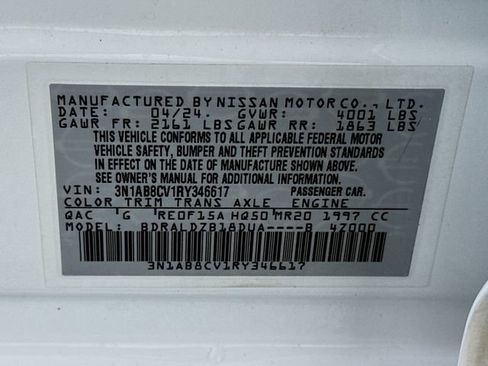 Used 2024 Nissan Sentra SV FWD image 25