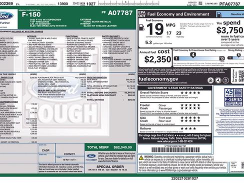 Used 2023 Ford F150 Platinum w/ Equipment Group 701A High AWD/4WD image 10