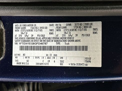 Used 2016 Ford F150 XLT w/ Equipment Group 302A Luxury image 31