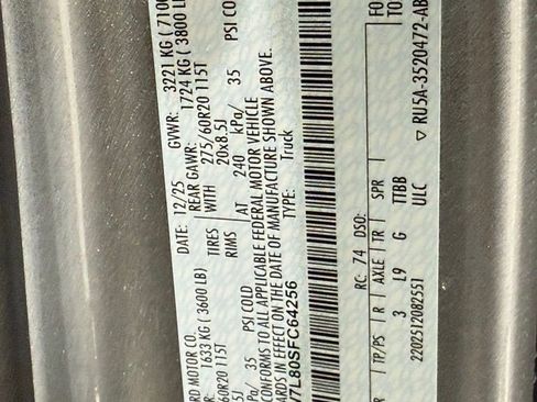 New 2025 Ford F150 Platinum w/ FX4 Off-Road Package image 45