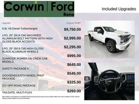 Used 2022 Chevrolet Silverado 2500 High Country w/ Safety Package II AWD/4WD image 3