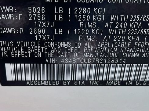 Certified 2024 Subaru Outback Wilderness AWD/4WD image 28