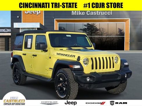 Certified 2023 Jeep Wrangler Unlimited Sport AWD/4WD image 1