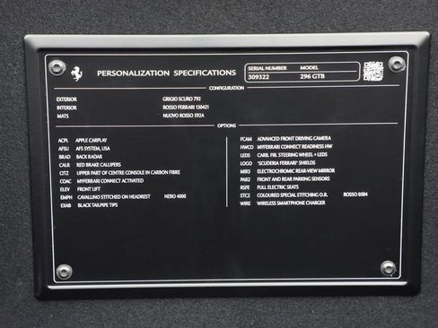 Certified 2024 Ferrari 296 GTB image 9