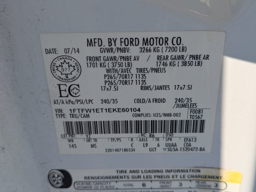 Used 2014 Ford F150 XLT w/ Trailer Tow Package AWD/4WD image 16