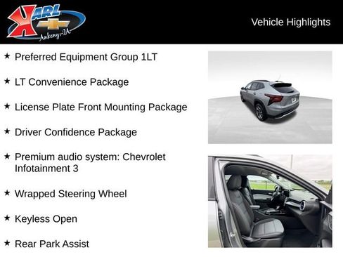 Certified 2024 Chevrolet Trax LT w/ Driver Confidence Package FWD image 2